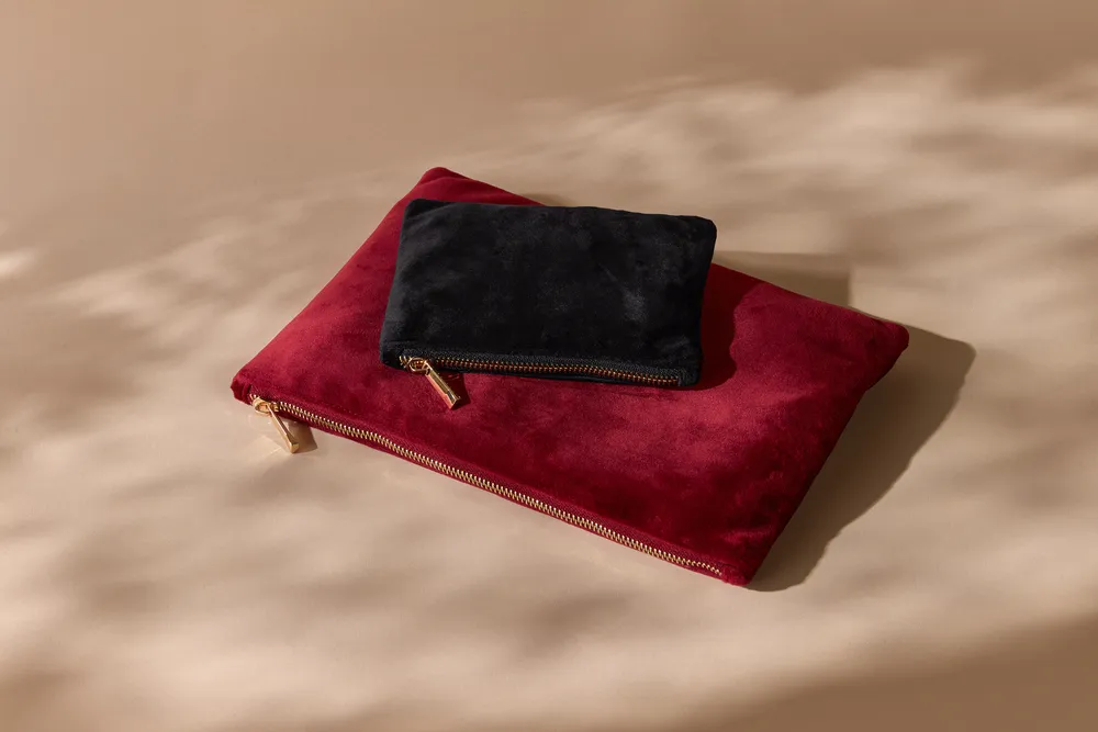 Aksamitna Eko Saszetka Etui z Recyklingu z Podszewka i Certyfikatem GRS BG715 6